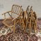 Rattan Folding Armchairs, 1960, Set of 4 3