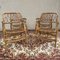 Rattan Folding Armchairs, 1960, Set of 4 17