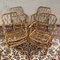 Rattan Folding Armchairs, 1960, Set of 4 2