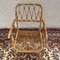 Klappbare Rattan Sessel, 1960, 4 . Set 7