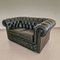 Chesterfield Club Sofa in Green Leather, 1970s 4