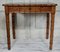 Victorian Faux Bamboo & Leather Top Writing Table, 1880s 2