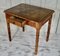 Victorian Faux Bamboo & Leather Top Writing Table, 1880s 5