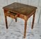 Victorian Faux Bamboo & Leather Top Writing Table, 1880s, Image 5