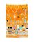 Modern Orange Moroccan Boujad Berber Area Rug, 2000s, Image 1