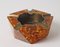 Art Deco Amber Ashtray in Acrylic Resin, 1930s, Image 3