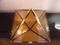 Vintage French Brass Pyramid Display Case, 1960s 3