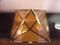 Vintage French Brass Pyramid Display Case, 1960s, Image 3