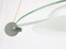 Silver Metal & Sandblasted Glass Cyclos Pendant Lamp by Michele De Lucchi for Artemide, 1985, Image 6