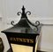 Large Iron Watneys Pub Lantern, 1950s 2