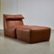 Le Bambole Lounge Chair and Footrest by Mario Bellini for B&B Italia, 1970s, Set of 2 1