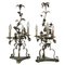 Silver Iron Table Candlesticks, 1960s, Set of 2, Image 1