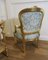 Antique French Gilt Salon Chairs, 1890s, Set of 3 5