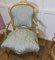 Antique French Gilt Salon Chairs, 1890s, Set of 3 3
