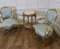 Antique French Gilt Salon Chairs, 1890s, Set of 3 12