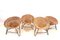 Chaises Vintage en Osier en Rotin, 1960s, Set de 4 10