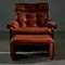 Crowned Armchair with Ottomann by Afra & Tobia Scarpa for B&B Italia, 1960s, Set of 2, Image 3