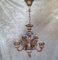 Vintage Italian Chandelier in Tinted Murano Glass, 1960s, Image 6