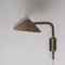 Mid-Century German Brass Wall Lamp by Florian Schulz 21