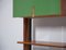 Unidad de pared italiana vintage de teca con altura ajustable, años 50, Imagen 11