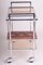 Mid-Century Serving Trolley in Chrome & Glass, 1960s 4