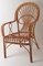 Italienischer Peacook Stuhl aus Rattan & Bambus, 1970er 14