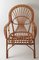 Italian Rattan & Bamboo Peacook Chair, 1970s 16