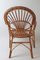 Italian Rattan & Bamboo Peacook Chair, 1970s 9