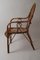 Italian Rattan & Bamboo Peacook Chair, 1970s 6