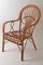 Italian Rattan & Bamboo Peacook Chair, 1970s, Image 3