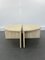 Italian Travertine Coffee Tables, 1970s, Set of 4 13