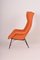 Mid-Century Orange Armchair attributed to Miroslav Navratil, 1960s 5