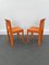 Vintage French Allibert Chairs in Orange Plastic, 1970s, Set of 2, Image 4