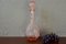 Italian Bottle in Sandblasted Pink Glass from Empoli, 1960s 3