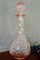 Italian Bottle in Sandblasted Pink Glass from Empoli, 1960s 1