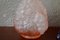 Botella italiana de vidrio rosa arenado de Empoli, años 60, Imagen 5