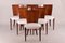 Art Deco Mahogany Dining Chairs attributed to Jindřich Halabala for Up Závody, 1940s, Set of 6, Image 1