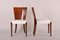 Art Deco Mahogany Dining Chairs attributed to Jindřich Halabala for Up Závody, 1940s, Set of 6 5