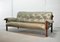 Sofa aus Leder & Jacaranda Holz von Jean Gillon für Woodard, 1960er 9