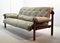 Sofa aus Leder & Jacaranda Holz von Jean Gillon für Woodard, 1960er 8