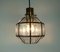 Vintage Pendant Lamp with Glass Shade and Brass from Glashuette Limburg, 1960s, Image 5