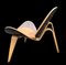 Chaise Shell CH07 par Hans J. Wegner pour Carl Hansen & Son, 1990s 3