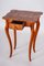 Czech Classicism Inlaid Side Table in Cherry, 1780s, Image 7