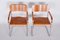 Czech Bauhaus Armchairs in Beech & Chrome attributed to Mücke-Melder, 1930s, Set of 2, Image 10
