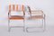 Czech Bauhaus Armchairs in Beech & Chrome attributed to Mücke-Melder, 1930s, Set of 2, Image 9