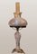 Jugendstil Tischlampe aus Bronze & geschliffenem Glas, 1930 1