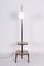 Lámpara de pie Bauhaus de roble y cromo, años 30, Imagen 5
