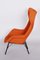 Mid-Century Orange Lounge Chairs attributed to Miroslav Navratil, 1960s, Set of 2 9