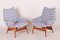 Mid-Century Armchairs in Oak, 1950s, Set of 2, Image 1