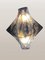 Lámpara colgante vintage de cristal de Murano de Mazzega, 1960, Imagen 3